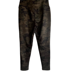 NWT No Boundaries Dark Green Black Camouflage Legging Womens Medium 7-9 Spandex